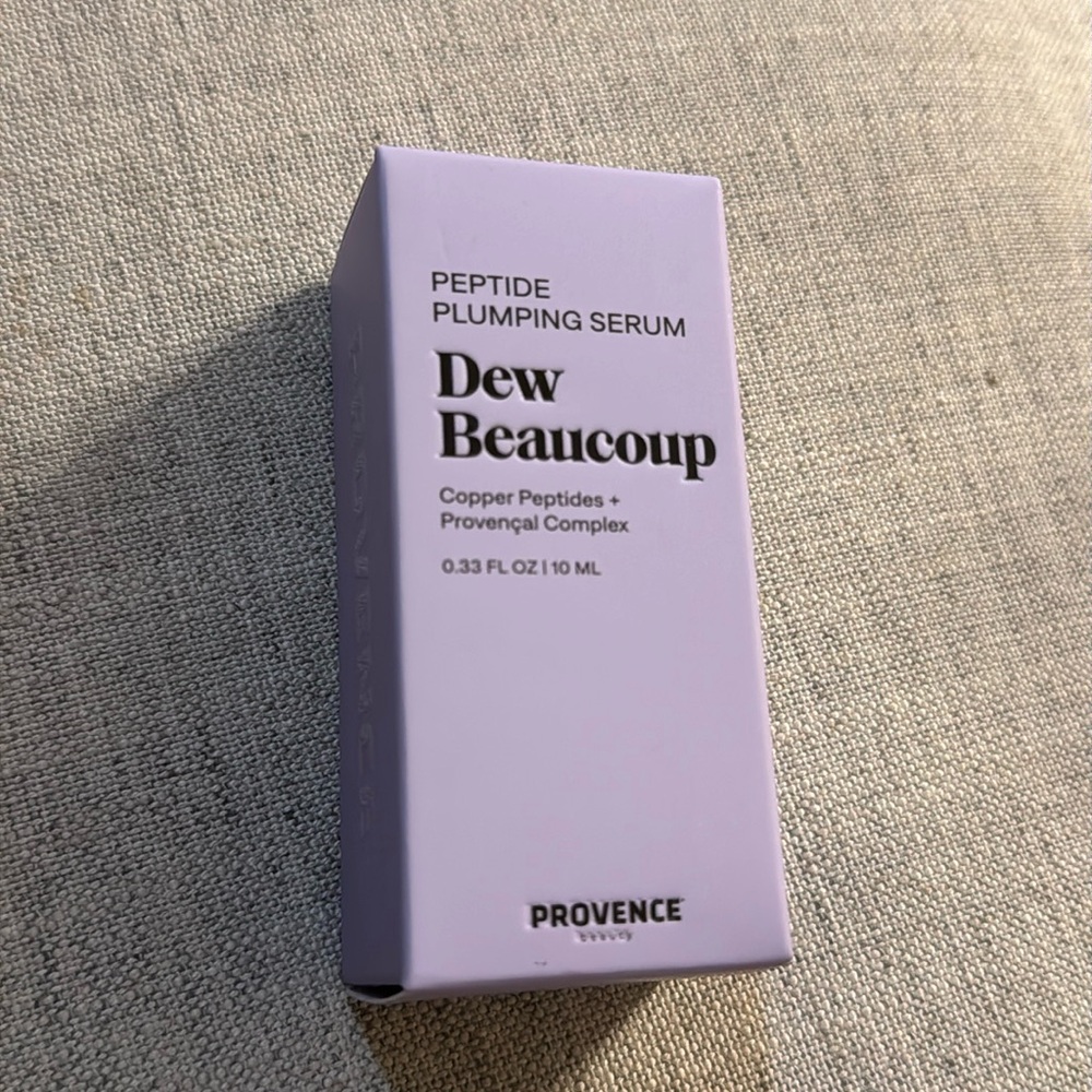 PROVENCE Beauty Dew Beaucoup Copper Peptide Plumping Serum travel size 0.33 oz